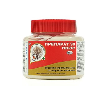 Препарат 30 плюс "Зеленая аптека садовода" от зимующих насекомых 250мл