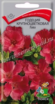 Годеция Лава крупноцветковая 0,2г Одн 40см (Поиск) 10 упак.