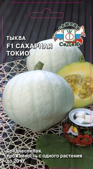 Тыква Сахарная Токио F1  1гр 5 шт + подарок