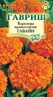 Семена Бархатцы прямостоячие (тагетес) Гавайи, 0,3г, Гавриш