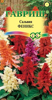 Семена Сальвия Феникс, смесь, 0,05г, Гавриш, Цветочная коллекция