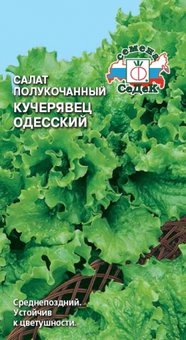 Семена Салат полукочанный Кучерявец Одесский 0,5 г (СеДеК)