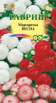 Семена Маргаритка Весна, смесь, 0,05г, Гавриш, Цветочная коллекция
