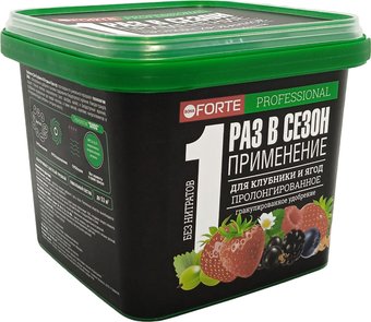 Бона Форте Удобрение Для клубники и ягод с биодоступным кремнием, ведро 1л (12шт) 