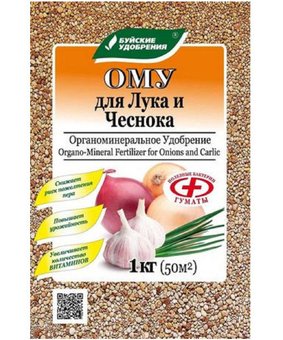 Удобрение "Буйские удобрения" ОМУ для лука и чеснока 1кг