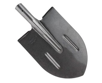 Лопата штыковая рельсовая сталь OKOV (малиновый, с ребром жестк.)