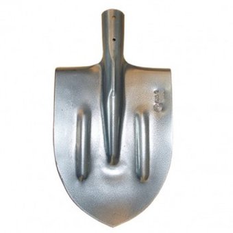 Лопата штыковая прямая с ребром жестк.из рельсовой стали (12) 