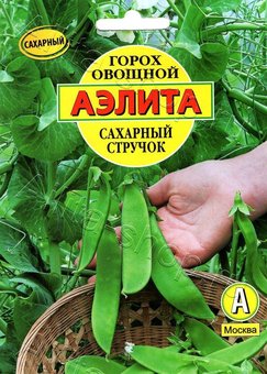 Горох Сахарный стручок 25г Аэлита Ц