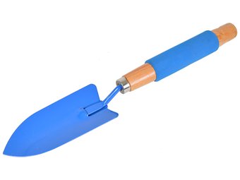 Совок посадочный JD-6003В узкий деревянная ручка с мягкой вставкой САДОВИТА(120)