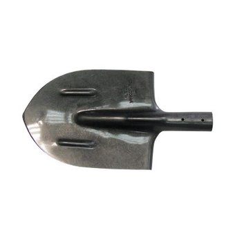 Лопата штыковая  К-2 с ребрами жесткости (рельсовая сталь)