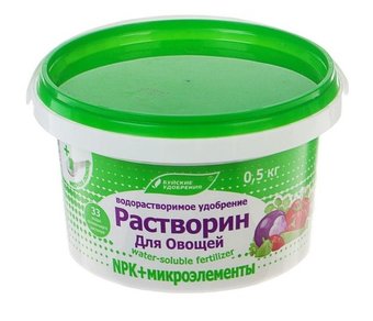 Растворин для Овощей ведро 0,5кг БХЗ  х12