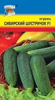 Огурец Сибирский шустричок Урожай удачи Ц