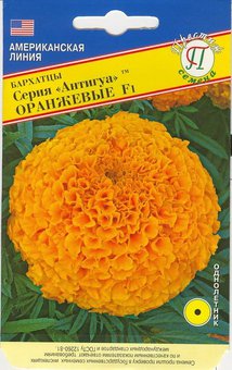 Бархатцы Антигуа Оранжевые прям. 5шт 00003616
