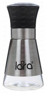 Мельница для перца LARA 100мл, сталь + пластик LR08-70