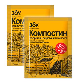 Joy "Компостин" - ускоритель созревания компоста 60г (2 пакета)
