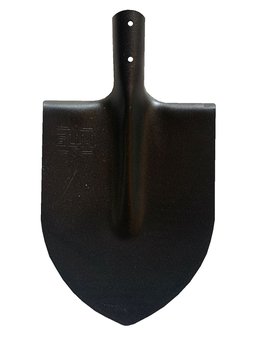 Лопата штыковая остроконечная черная (толщина стали 1,5мм) без черенка